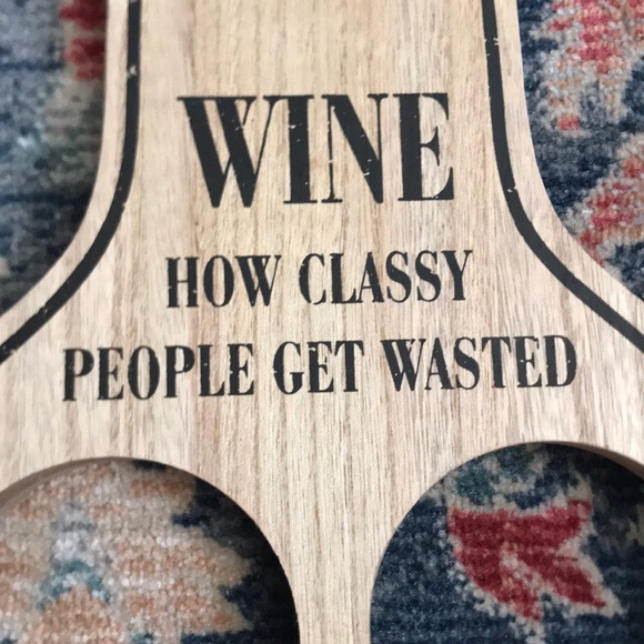 Wine How Classy People Get Wasted Wine Rack - Picture 4 of 5